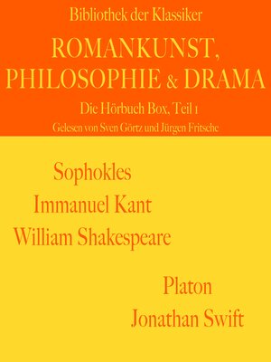 cover image of Romankunst, Philosophie und Drama